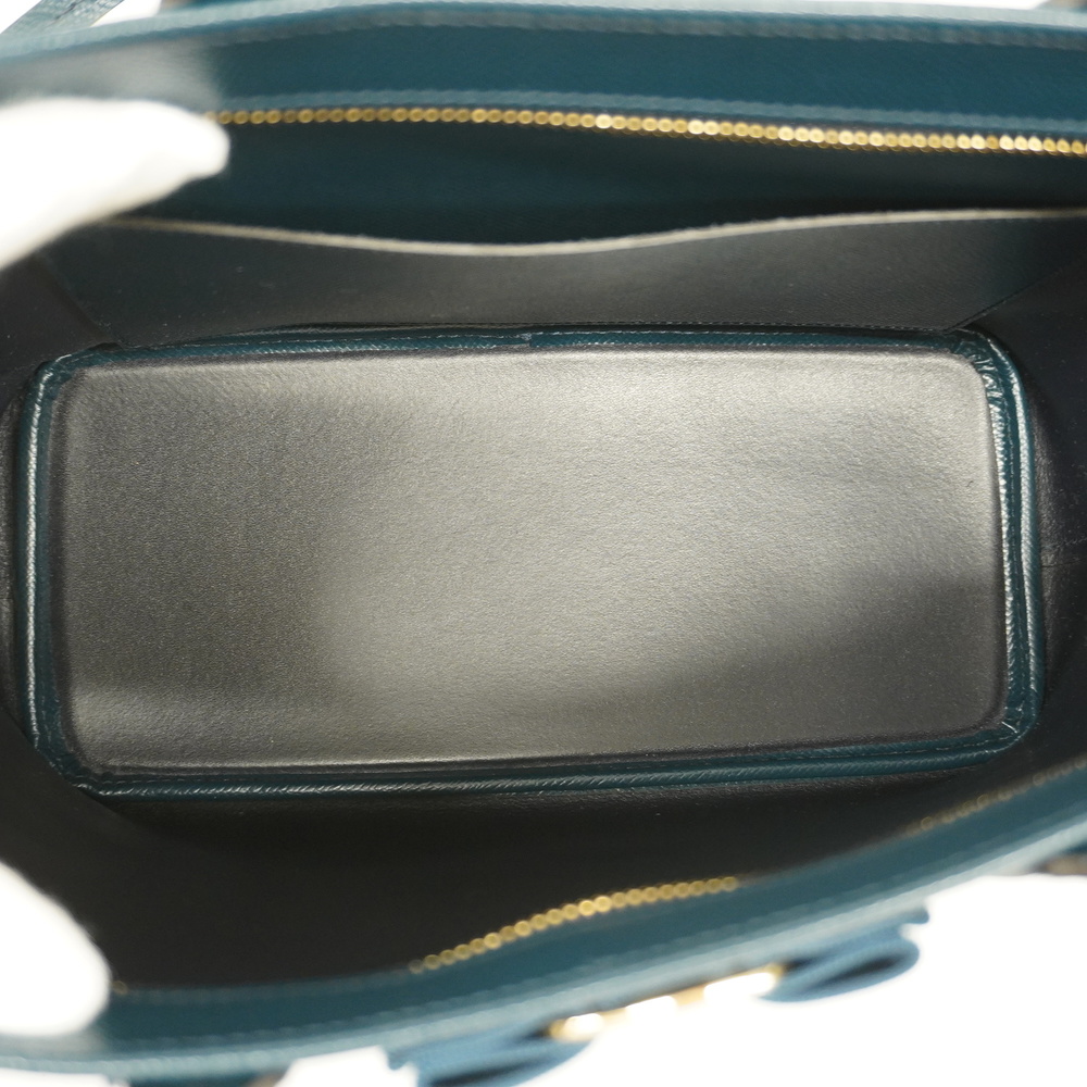 SALVATORE FERRAGAMOAuth Vara Tote Bag Women's Leather Dark Green - Picture 4 of 7